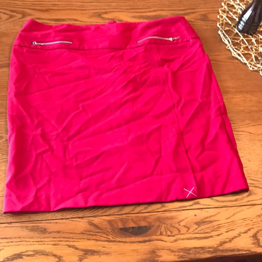 Counterparts pencil skirt size 12 red